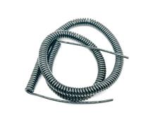 GRASAKY Cordon spiralé à ressort à 7 brins à l'intérieur de 5 brins de 1,5 mm² et 2 brins de 4 mm² Cordon de suspension à queue extensible rétractable Fil enroulé Rallonge(Straight 5 meters)