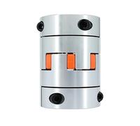 GRASAKY Coupleur d'arbre flexible à 3 mâchoires D35L50, 1 pièce, type étoile, accouplement d'arbre élastique Spider Plum for servomoteur Rouvert Élastique(12x15mm)