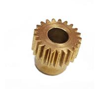 GRASAKY Engrenage cylindrique en laiton de 0,5 m, 23 dents ou 24 dents, avec pignon de moteur à pas de 0,5 module, dents droites, transmission, engrenage droit Pignon d'arbre(23 Teeth 6mm bore)
