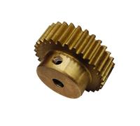 GRASAKY Engrenage droit en laiton 0,5 m 59 dents, module 0,5, 59 dents, engrenage cylindrique à dents droites avec moteur pas à pas, pignon d'entraînement, vis M3 Pignon d'arbre(12.7mm bore)