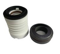 GRASAKY Joint de pompe d'arbre 25 mm WB3-25 Ensemble de garniture mécanique 45 mm 58 mm OD Siège stationnaire Carbone Carbure de silicium PTFE Siège rotatif Pièces d'étanchéité(58mm OD)