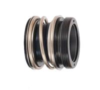 GRASAKY Joint mécanique en alliage PTFE série 109, diamètre intérieur de 18 à 50 mm, soufflet en caoutchouc à ressort unique, joint d'arbre de pompe à eau Pièces d'étanchéité(38mm ID)