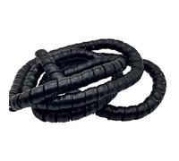 GRASAKY Manchon spiralé Flexible de 1 mètre for câbles de Frein de vélo de 8 mm à 14 mm, Gaine de Protection Robuste for câbles protéger Le Manchon(Noir,ID 14mm)