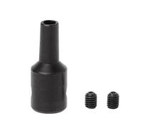 GRASAKY Pince de forage en acier, mandrin de couplage, connecteur de coupleur, manchon de connexion, bielles for arbre moteur de 4mm 8mm, 1 pièce Connecter joint(5MM inner bore)