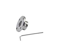 GRASAKY Support d'arbre de guidage, diamètre intérieur d'accouplement 3mm 4mm 5mm 6mm 7mm 8mm 10mm 11mm 12mm, bride rigide d'axe optique 1 pièces Connecter joint(4mm)