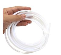 GRASAKY Tube en PTFE blanc, 1 mètre, for pièces d'imprimante 3D, ID de tuyau 0.5mm 1mm 8mm 10mm 16mm 18mm 20mm, tuyau isolé F46, tuyau rigide 600V Convery(ID 2mm x 4mm OD)