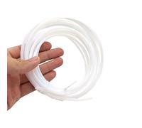 GRASAKY Tube transparent en PTFE de 1 mètre, à extrémité chaude, gorge d'extrudeuse for filament 1.75/3.0mm ID 2mm 3mm OD 4mm Convery(White,ID2mm OD6mm)
