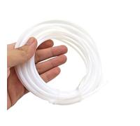 GRASAKY Tube transparent en PTFE de 1 mètre, extrémité chaude, gorge d'extrudeuse for filament 1.75mm 3.0mm ID 2mm 3mm OD 4mm Convery(White,3x4mm)