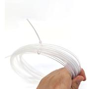 GRASAKY Tube transparent en PTFE de 1 mètre, extrémité chaude, gorge d'extrudeuse for filament 1.75mm 3.0mm ID 2mm 3mm OD 4mm Convery(Clear,4x6mm)