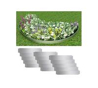 Grasboorden 15 st 100x20 cm gegalvaniseerd staal274903