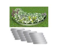 vidaXL Clôture de pelouse 20 pcs Acier galvanisé 100x20 cm