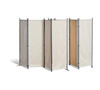 Grasekamp Lot de 2 paravents de qualité Depuis 1972 4 pièces Beige