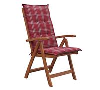 Grasekamp Qualité Depuis 1972 10517 Coussin rembourré pour Chaise de Jardin Rouge Rubis