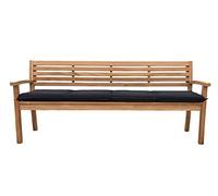 Grasekamp Qualité Depuis 1972 10946 Coussin pour Banc de Jardin 191 x 46 x 8 cm Anthracite Coussin pour Banc de Jardin Gris