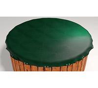 GRASEKAMP Qualité Depuis 1972 84203 Bâche de Protection pour Piscine Ronde 420 cm Dimensions de la bâche 480 cm Été Hiver Vert