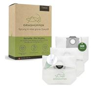 GRASHÜPFER Lot de 3 sacs d'aspirateur réutilisables pour Dreame X40, X30, L40, L20, L10 - une alternative durable et économique en qualité d'origine
