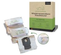 GRASHÜPFER® Pack de 3 sacs à poussière réutilisables avec fermeture éclair pour Roborock S8+, S8 Pro Ultra, S7 Pro Ultra, S7 MaxV Pro Ultra, S7 Max Ultra, Q7 Max+, Q8 Max+, S8 Max