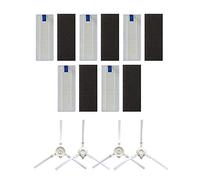 GRASKY Brosse latérale + filtre pour aspirateur Rowenta Smart Force Essential Aqua Pièces de rechange Brosses latérales