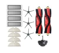 GRASKY Brosse principale amovible, filtre HEPA lavable/convient pour Xiaomi Roborock S6 S60 S65 S5 MAX T6 Tanos Pièces de rechange pour chiffon de nettoyage (couleur : rose)