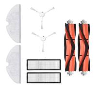 GRASKY Brosse principale, filtre Hepa, brosses latérales, chiffon de nettoyage, outil de nettoyage/adapté pour aspirateur Xiaomi Mijia 1C 1T STYTJ01ZHM et STYTJ02ZHM (couleur : kaki foncé)