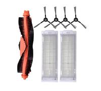 GRASKY Brosse principale, filtre Hepa, brosses latérales, serpillère/convient pour robot xiaomi STYJ02YM/adapté pour Conga 3490 Viomi V2 PRO V3 SE V-RVCLM Pièces d'aspirateur (couleur : prune)