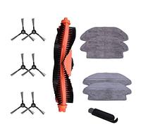 GRASKY Brosse principale, filtre Hepa, brosses latérales, serpillère/convient pour robot xiaomi STYJ02YM/adapté pour Conga 3490 Viomi V2 PRO V3 SE V-RVCLM Pièces d'aspirateur (couleur : jaune clair)