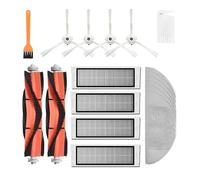 GRASKY Brosse principale lavable, filtre Hepa, brosse latérale, kit de serpillère/convient pour aspirateur Xiaomi Mi 1st 1s Robot Roborock S50 S51 S55 S6 pièces (couleur : conforme à l'image-22)