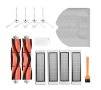 GRASKY Brosse principale lavable filtre HEPA kit de brosse latérale/convient pour Xiaomi Mi Vacuum 1st 1S Robot Roborock S50 S51 S55 S6 T60 T61 T65 pièces (couleur : bleu ciel)