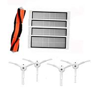 GRASKY Brosse principale lavable filtre HEPA kit de brosse latérale/convient pour Xiaomi Mi Vacuum 1st 1S Robot Roborock S50 S51 S55 S6 T60 T61 T65 pièces (couleur : moyen)
