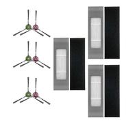 GRASKY Brosse rouleau filtre serpillère tissu brosse latérale kits/convient pour Ecovacs Deebot OZMO T8 T8 AIVI Vauum Cleaner Accessoires (couleur : 1)