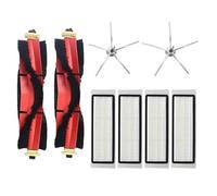 GRASKY Chiffons de nettoyage brosse principale filtre HEPA lavable/adapté pour Xiaomi Roborock S6 S5 MAX S60 S65 S5 S50 S55 E25 E35 Pièces d'aspirateur (couleur : jaune clair)