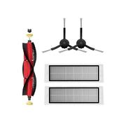 GRASKY / Convient pour aspirateur robot Xiaomi Rockrobo V1 Accessoires Brosse latérale à rouleau principal Kit de pièces de filtre HEPA (couleur : ensemble D)