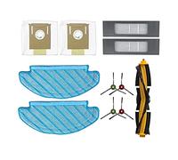 GRASKY / Convient pour les accessoires d'aspirateur ECOVACS DEEBOT OZMO T8 AIVI Brosse latérale principale Sac à poussière Filtre HEPA Mop Pro Chiffon Robot Pièces de rechange (couleur : Dark Rey)