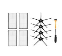 GRASKY / Convient pour Roborock S7 T7S T7Splus Robot Aspirateur Accessoires Brosse latérale principale, serpillères, chiffons, réservoir d'eau, filtres HEPA, station de charge (couleur : jaune clair)