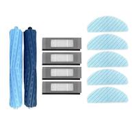 GRASKY Filtre Hepa, brosse latérale, brosse principale, serpillère/convient pour ECOVACS Deebot T9 AIVI Series Robot aspirateur remplacement (couleur : gris foncé)