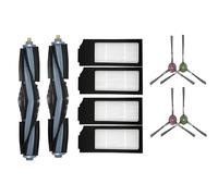 GRASKY Filtre Hepa, brosse latérale, brosse principale, serpillère/convient pour Ecovacs Deebot X1 Turbo Omni Robot Aspirateur Pièces de rechange Accessoires (couleur : lavande)