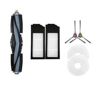GRASKY Filtre Hepa, brosse latérale, brosse principale, serpillère/convient pour Ecovacs Deebot X1 Turbo Omni Robot Aspirateur Pièces de rechange Accessoires (couleur : prune)