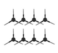 GRASKY / Fit for Xiaomi STYJ02YM (/ Fit for Mi Robot Mop-P) Aspirateur Composants Lavables Brosse noire/Blanche Filtre Hepa Roue de vadrouille (couleur : brosse latérale noire x 8)
