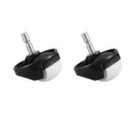 GRASKY Roue/convient pour Dreame Bot D9 / L10 Pro Robot Aspirateur Accessoires Kits de pièces de rechange (couleur : 2 pièces, noir)
