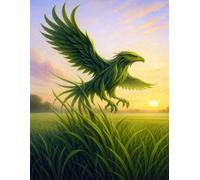 Grass Eagle Sketchbook - Studio Edition (8.5 × 11 in Dotted Pages for Artists): A creative companion from BROH Line Studio’s Elementals Art Edition