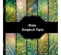 Grass Scrapbook Paper, Plant Junk Journal Paper, Nature Decorative Paper, DIY Projects, Origami, Collage Sheets, Decoupage Paper, 10 Designs, Double Sided