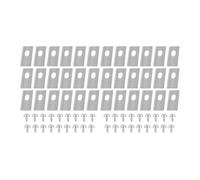 Grass Trimmer Blade Stainless Steel Lawn Mower Cutting Blade W/Screw Kit Replacement,Compatible For Dreame,Lawnmower Accessories lawn mower(36PCS Silver)