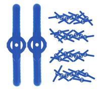 Grass Trimmer Replacement Cutter - 100 Pieces Straight Line Cutting Blades, Universal Straw Cutting Machine Accessories, Garden Yard Landscaping Tool for Backyard Farm Park Home Outdoor Maintenance