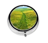 Grassland Pathsa Petite boîte à pharmacie à trois compartiments qui peut être placée dans votre poche ou votre sac à main et peut stocker des vitamines.