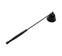 Grasslandy 1 Pièces Eteignoir a Bougies Acier Inoxydable Noir 21 Cm de Long | Eteignoir Bougie Tête Orientable,Arrêt de Sécurité pour Éviter les Brûlures,Matériau Ultra-Léger de 52 g,Prise en Main Aisée