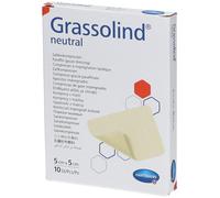 Grassolind Neutral, Pansement Gras Stérile à Imprégnation Lipidique, Sans Principe Actif, Compresses 10 pc(s)