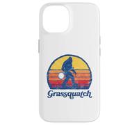 Grassquatch! Funny Bigfoot & Banjo Bluegrass Sasquatch Shirt Coque pour iPhone 14