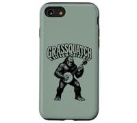 Grassquatch! Sasquatch Bluegrass Banjo Bigfoot Retro Coque pour iPhone SE (2020) / 7/8