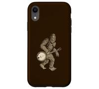 Grassquatch! Vintage Bigfoot & Bluegrass Banjo Music Coque pour iPhone XR