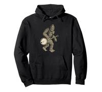 Grassquatch! Vintage Bigfoot & Bluegrass Banjo Music Sweat à Capuche